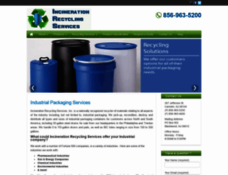 incinerationrecycling.com screenshot