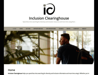 inclusionclearinghouse.org screenshot