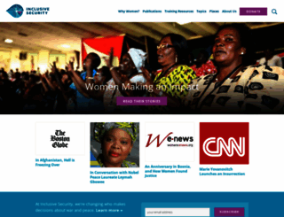 inclusivesecurity.org screenshot