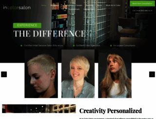 incolorsalon.com screenshot