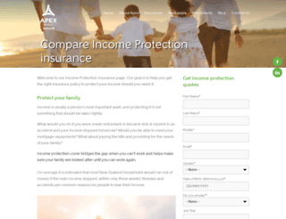incomeprotectioninsurancenz.co.nz screenshot