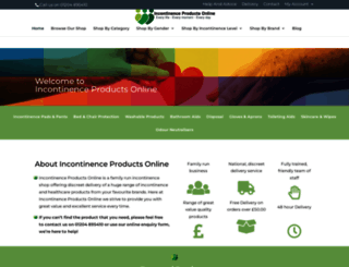 incontinenceproductsonline.co.uk screenshot