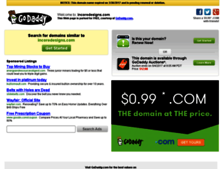 incoredesigns.com screenshot