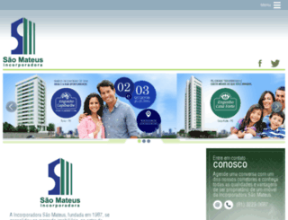 incorporadorasaomateus.com screenshot