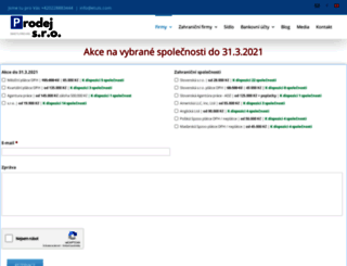 incorporated.cz screenshot