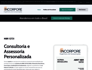 incorpore.eng.br screenshot