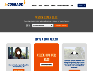 incourage.com screenshot
