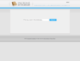 increasemyvocabulary.com screenshot
