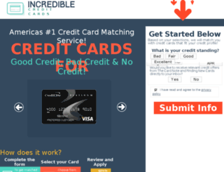 incrediblecreditcards.com screenshot