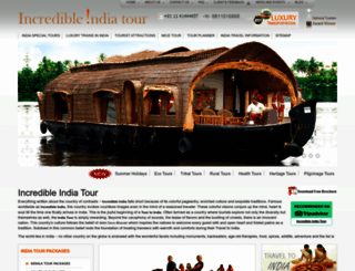 incredibleindiatour.net screenshot