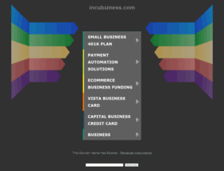 incubizness.com screenshot