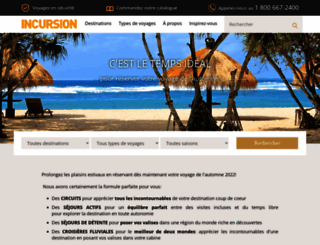 incursion-voyages.com screenshot