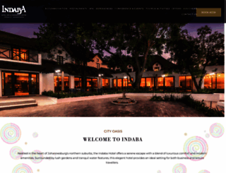 indabahotel.co.za screenshot