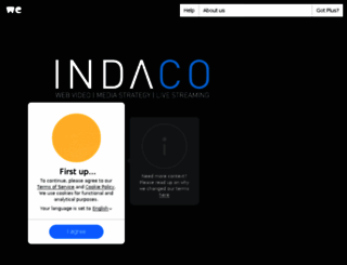 indaco.wetransfer.com screenshot