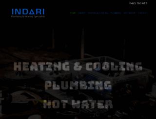 indariplumbing.com.au screenshot