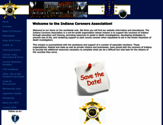 indcoroners.org screenshot