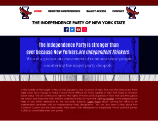 independencepartyny.com screenshot