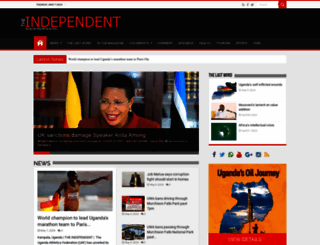independent.co.ug screenshot