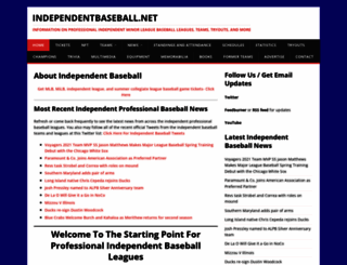 independentbaseball.net screenshot