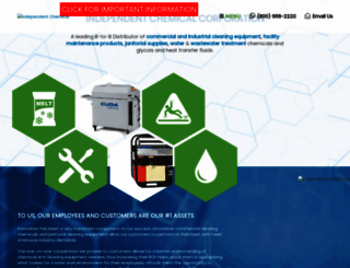 independentchemicalcorp.com screenshot