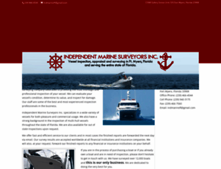 independentmarinesurveyorsinc.com screenshot
