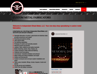 independentsheetmetal.com screenshot