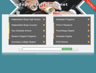 independentstudy.net screenshot