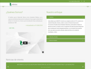 indetec.gob.mx screenshot