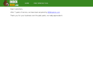 indexbear.com screenshot