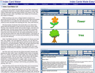 indexcardmaker.com screenshot