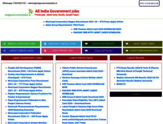 indgovernmentjobs.in screenshot
