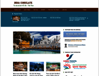 india-consulate.org.vn screenshot