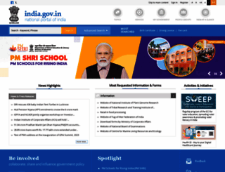 india.gov.in screenshot