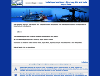 india.importers-directory.net screenshot