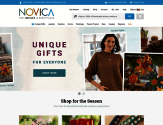 india.novica.com screenshot