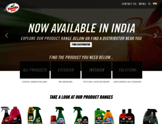 india.turtlewax.com screenshot