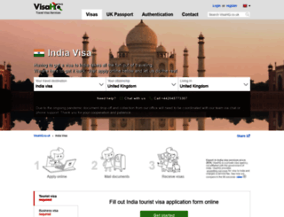 india.visahq.co.uk screenshot