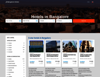indiabangalorehotels.com screenshot