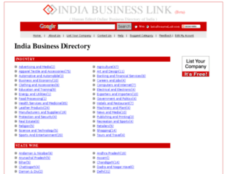 indiabusinesslink.com screenshot