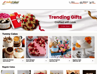 indiacakes.com screenshot