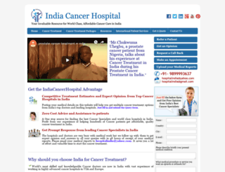 indiacancerhospital.com screenshot