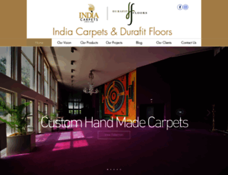 indiacarpets.co.in screenshot