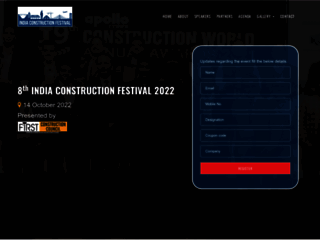 indiaconstructionfestival.com screenshot