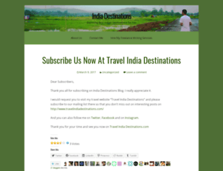 indiadestinationsblog.wordpress.com screenshot