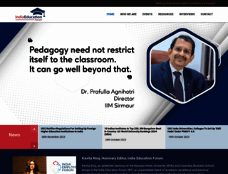 indiaeducationforum.org screenshot