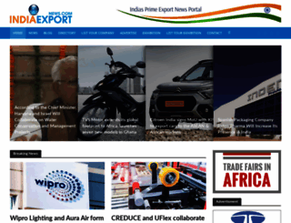 indiaexportnews.com screenshot