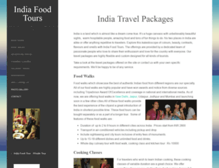 indiafoodtours.in screenshot