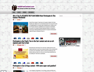 indiafreecontest.blogspot.in screenshot