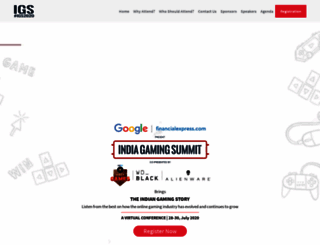 indiagamingsummit.com screenshot