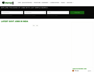indiagovtnaukri.com screenshot